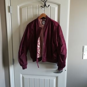 Gap Bomber Jacket Size L Pink